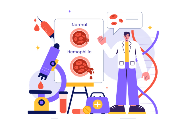 Clotting Disorders  Illustration