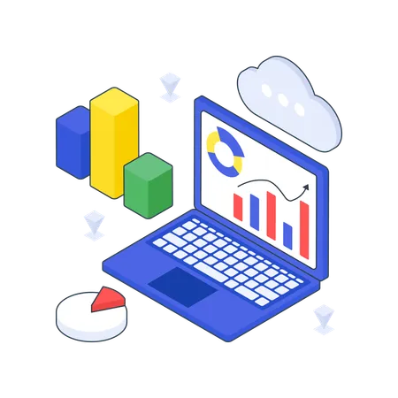 Cloud Analytics  Illustration