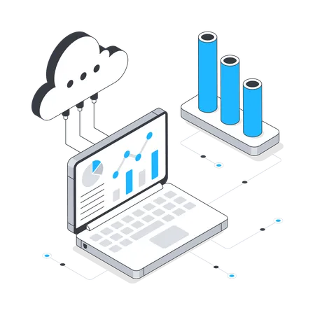 Cloud Analytics  Illustration