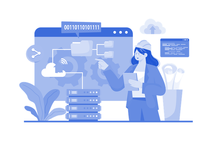 Cloud Architect  Illustration