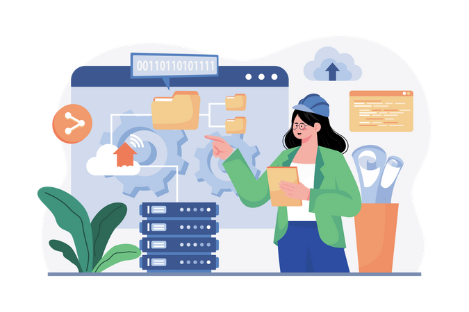 Cloud Architect  Illustration