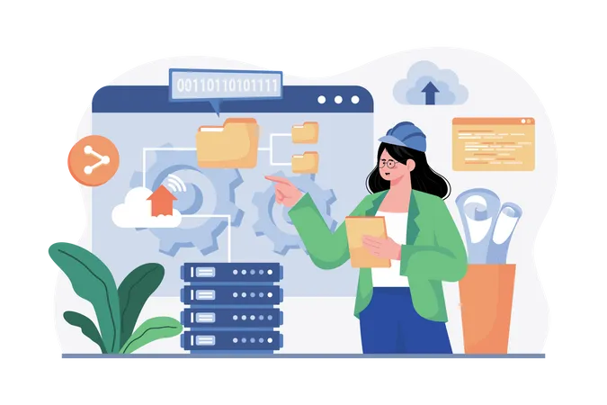 Cloud Architect  Illustration