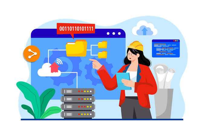 Cloud Architect  Illustration