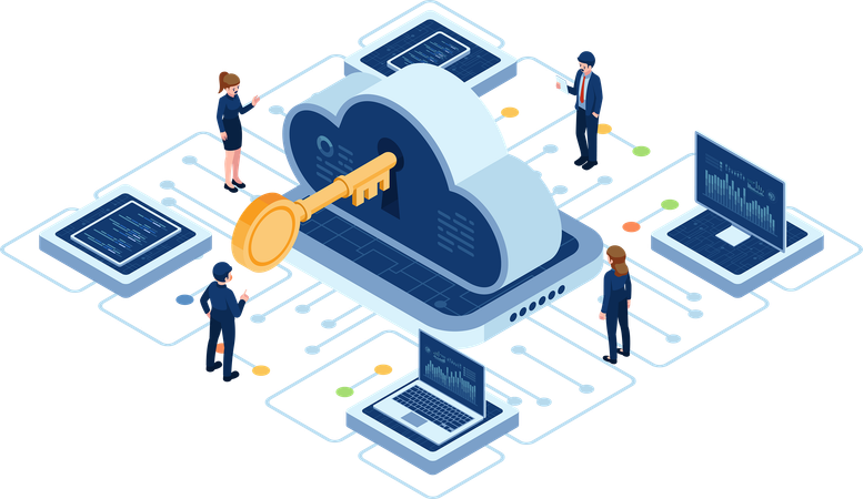 Cloud-Based Solution with Key Ideal Metaphor for Solution  Illustration