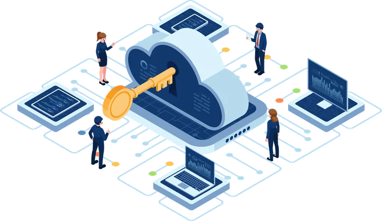 Cloud-Based Solution with Key Ideal Metaphor for Solution  Illustration