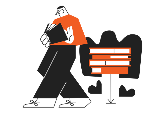Cloud Books  Illustration