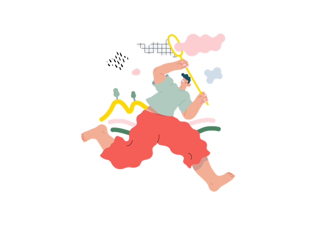 Cloud catcher  Illustration