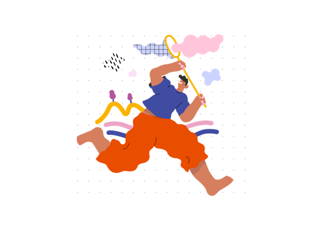 Cloud catcher  Illustration