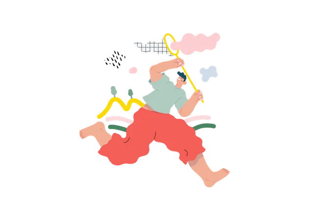 Cloud catcher  Illustration