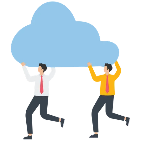 Cloud Communication  Illustration