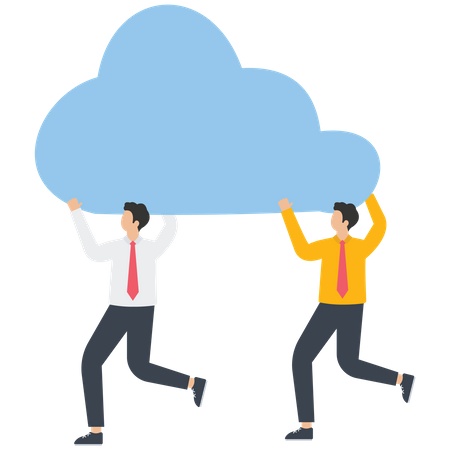 Cloud Communication  Illustration