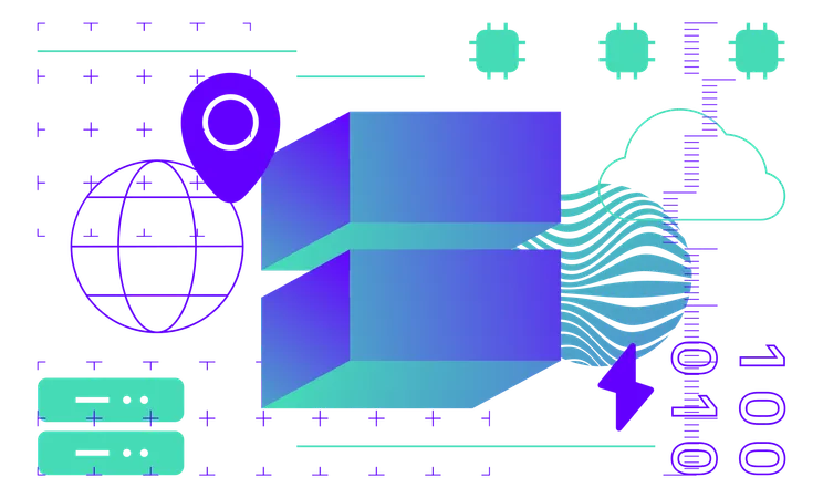 Informatique en nuage  Illustration