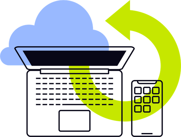 Cloud Computing  Illustration