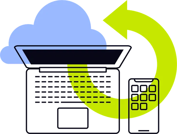 Cloud computing  Illustration