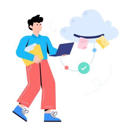 Cloud Computing Illustration