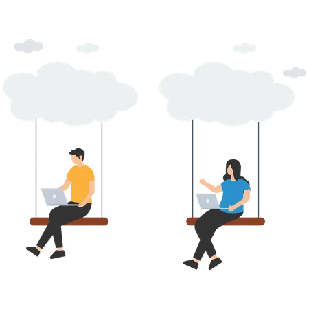 Cloud computing  Illustration