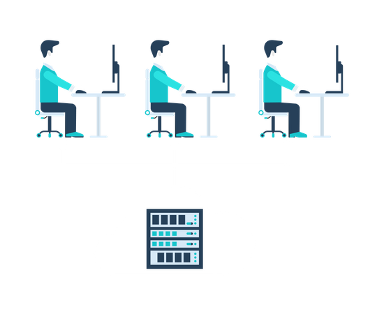 Cloud Computing  Illustration