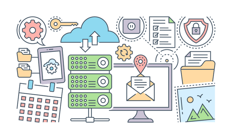 Cloud Computing  Illustration