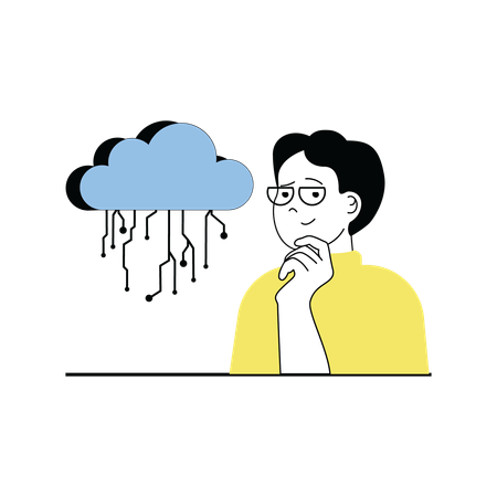 Cloud computing  Illustration