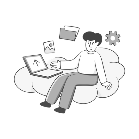 Cloud Computing  Illustration