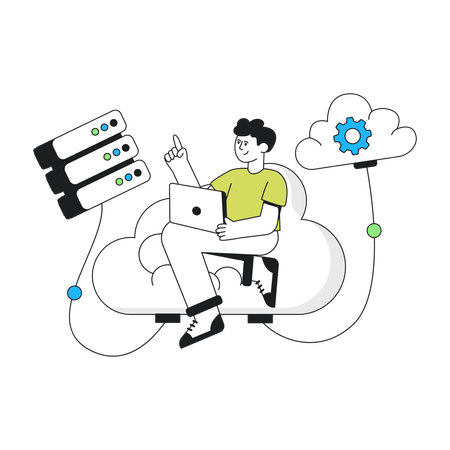 Cloud Computing  Illustration