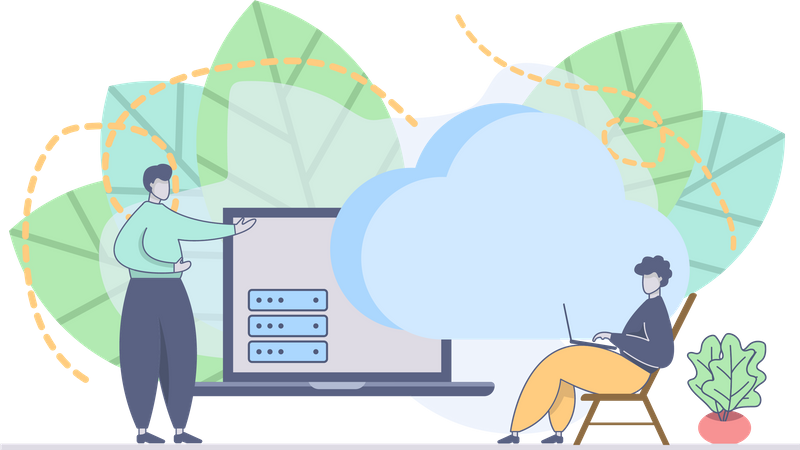 Cloud computing  Illustration