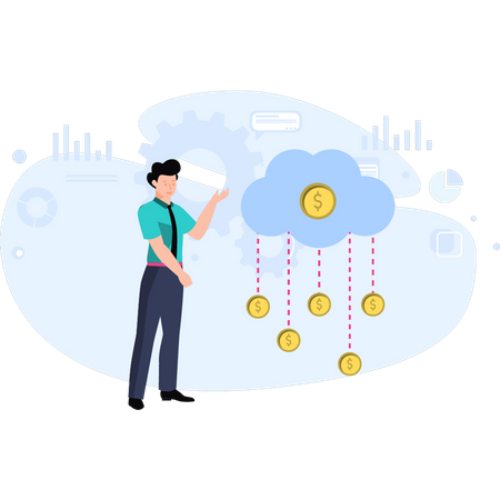 Cloud computing  Illustration