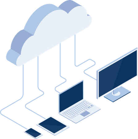 Cloud computing  Illustration