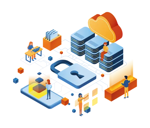 Cloud computing  Illustration