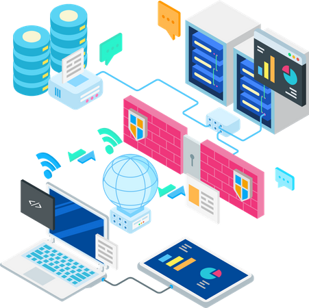 Cloud Computing  Illustration