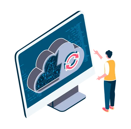 Cloud Computing  Illustration