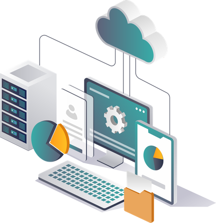 Cloud Computing  Illustration