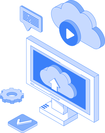 Cloud computing  Illustration