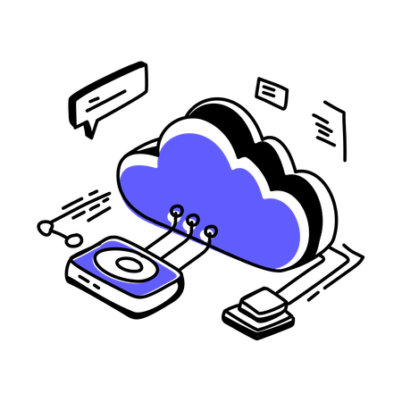 Cloud computing  Illustration