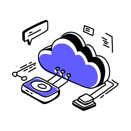 Cloud computing  Illustration