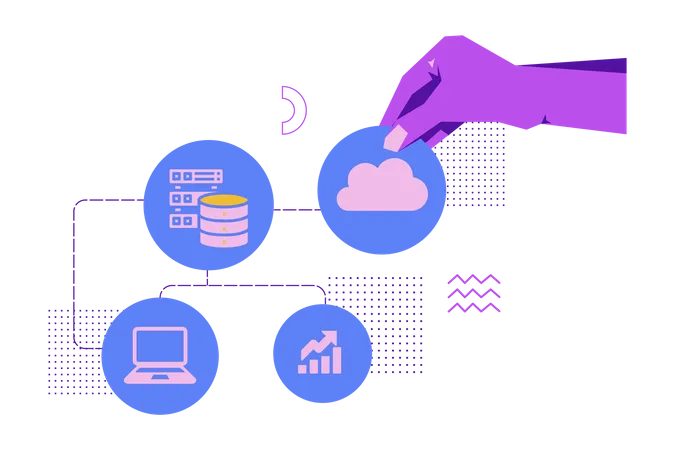 Cloud Computing  Illustration