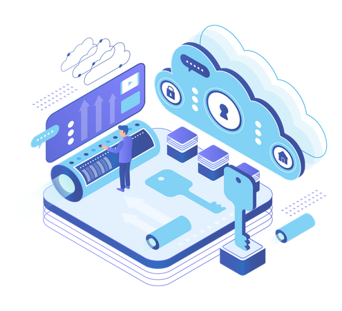 Cloud computing  Illustration