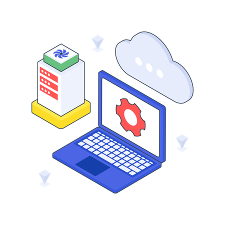 Cloud Computing  Illustration