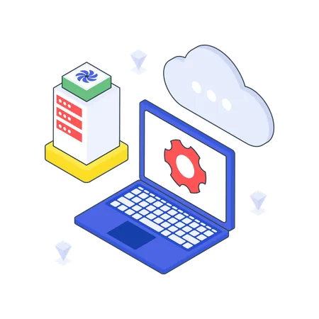 Cloud Computing  Illustration