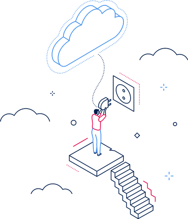 Cloud computing  Illustration