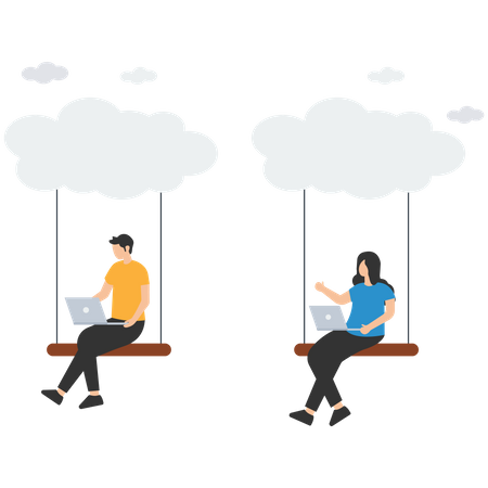 Cloud computing  Illustration