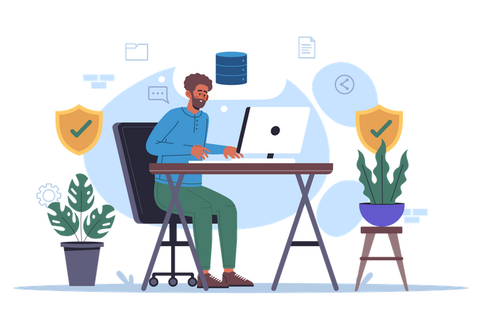 Cloud computing  Illustration