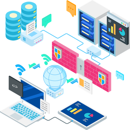 Cloud Computing  Illustration