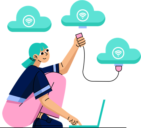 Cloud Connectivity Solutions  Illustration
