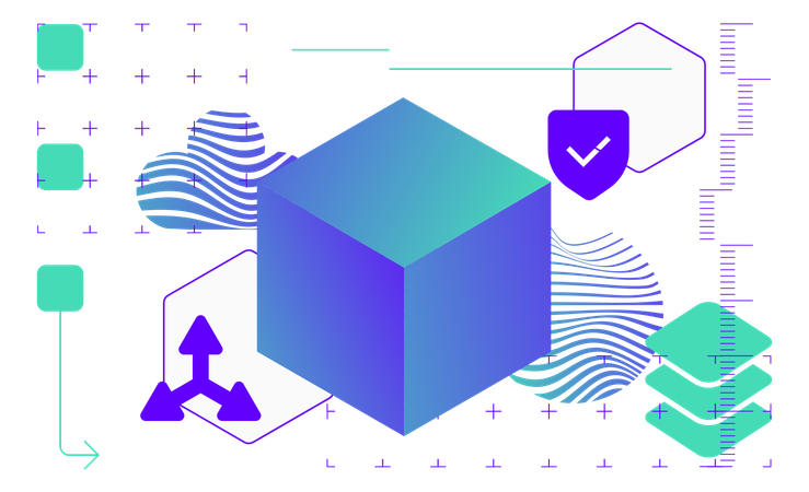 Cloud-Container  Illustration