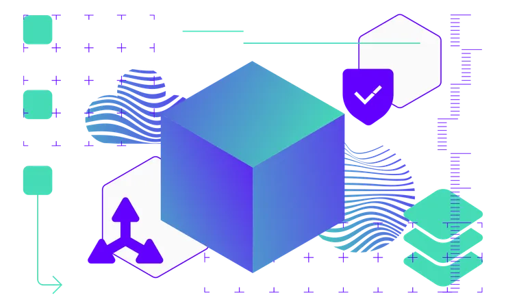 Cloud Containers  Illustration