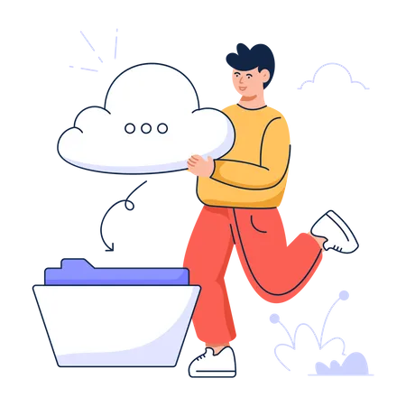 Cloud Data Illustration