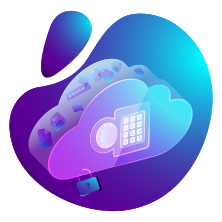 Cloud Data Protection  Illustration