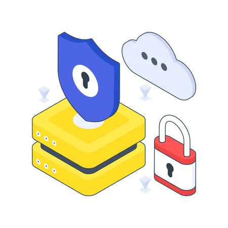 Cloud Data Security  Illustration