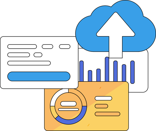 Cloud data services configuration  Illustration